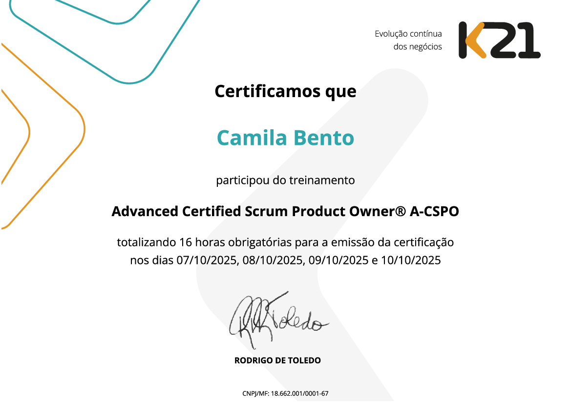 Certificado K21